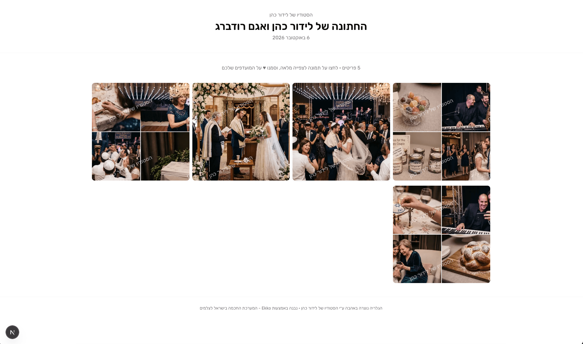 גלריית לקוח מעוצבת